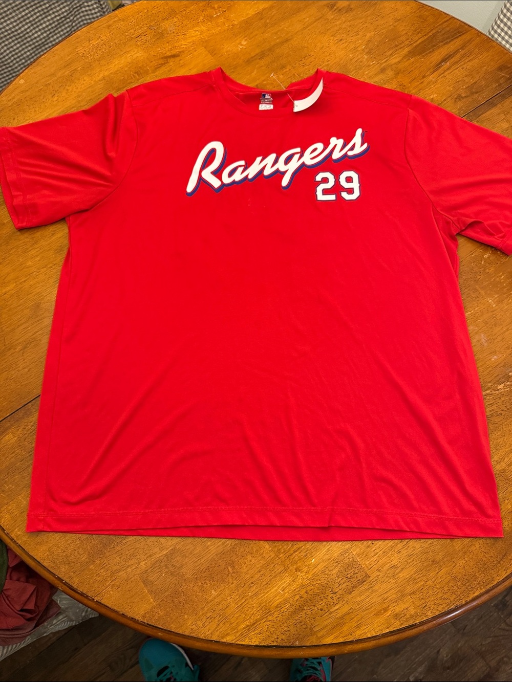 Majestic Red 'Rangers 29' Short-Sleeve Texas Rangers Beltre Men’s Tee xxl